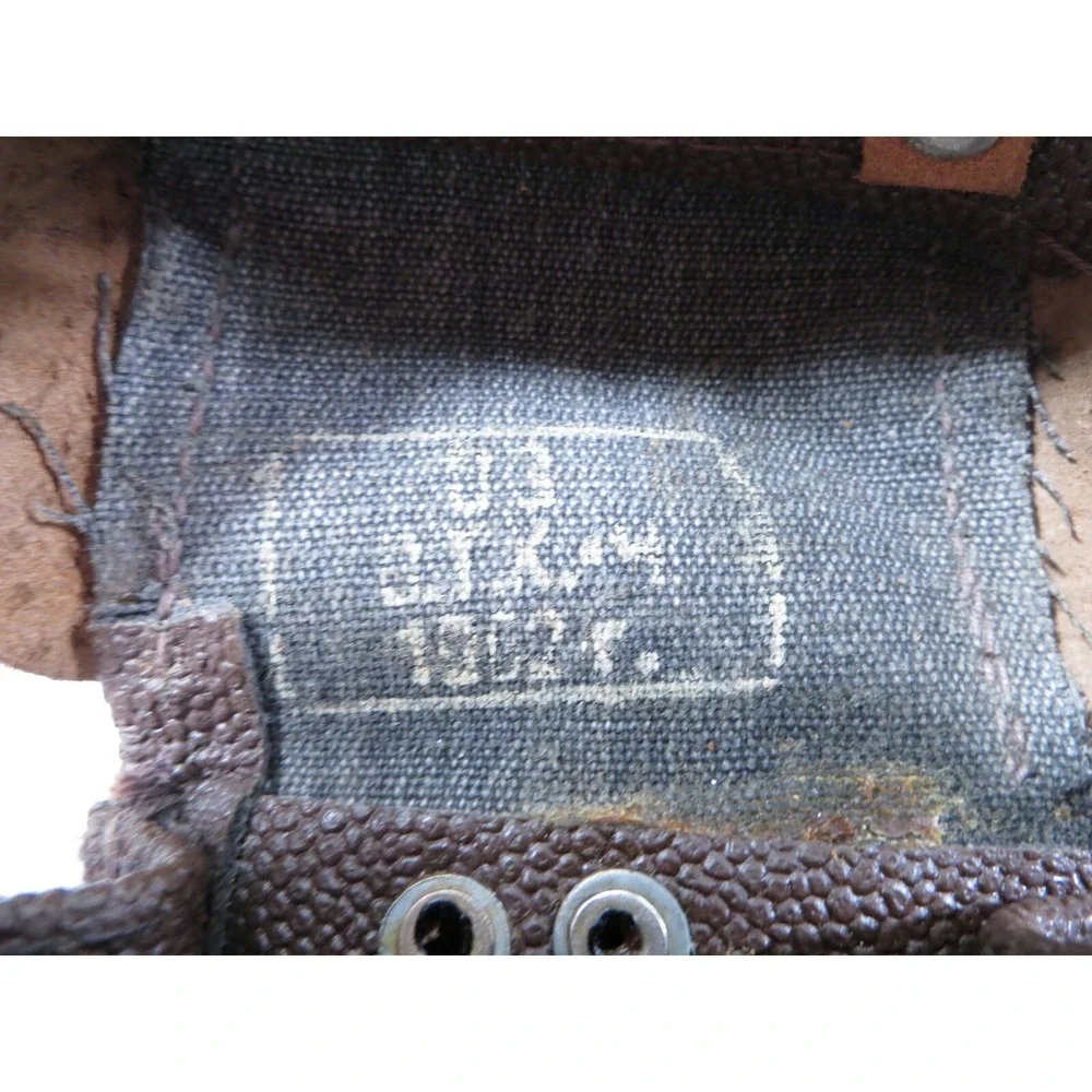 Mosin Nagant Dual Leather Ammo‎ Pouch Russian USSR Dated 1952